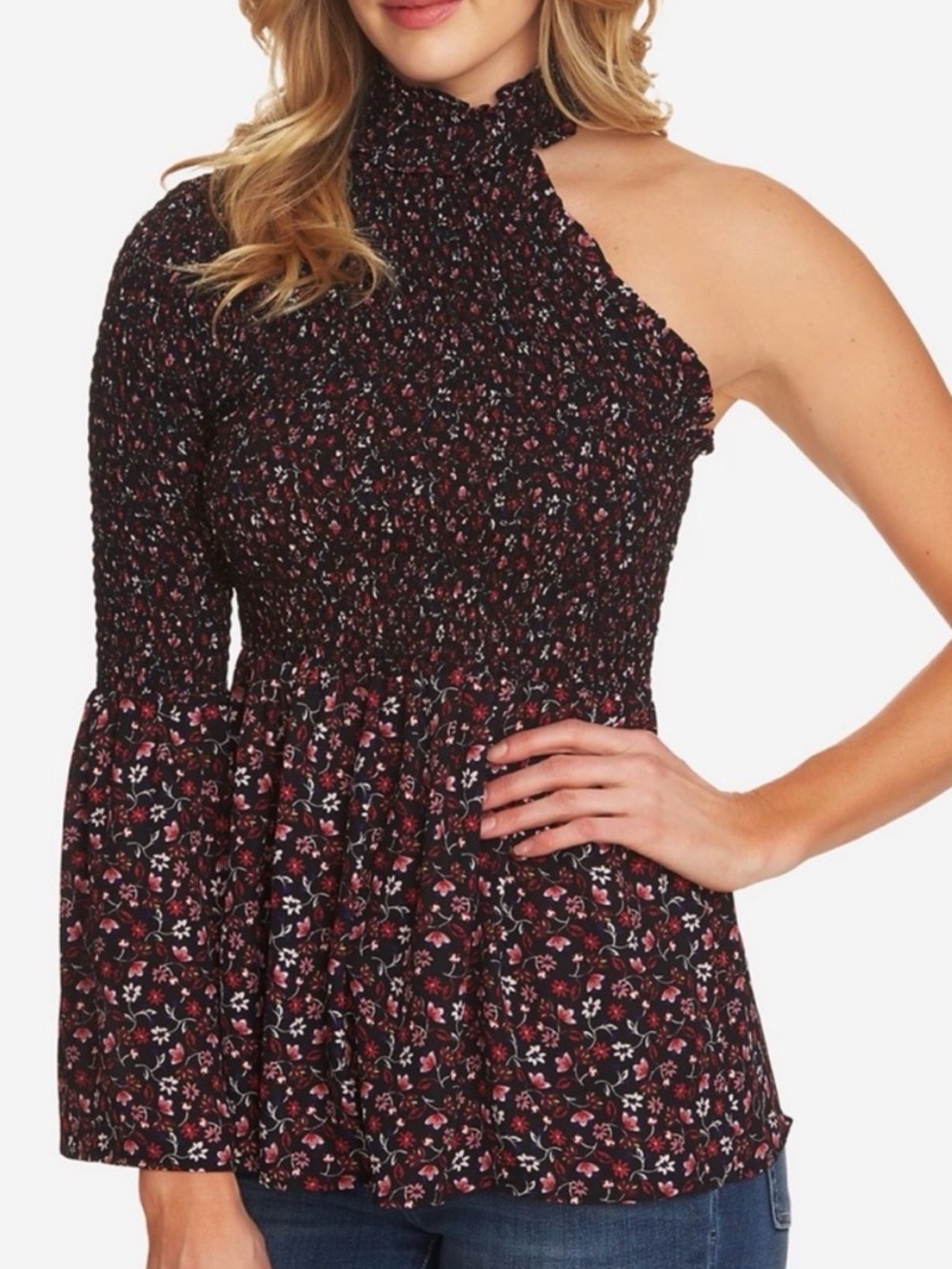 CeCe Floral Top NWOT